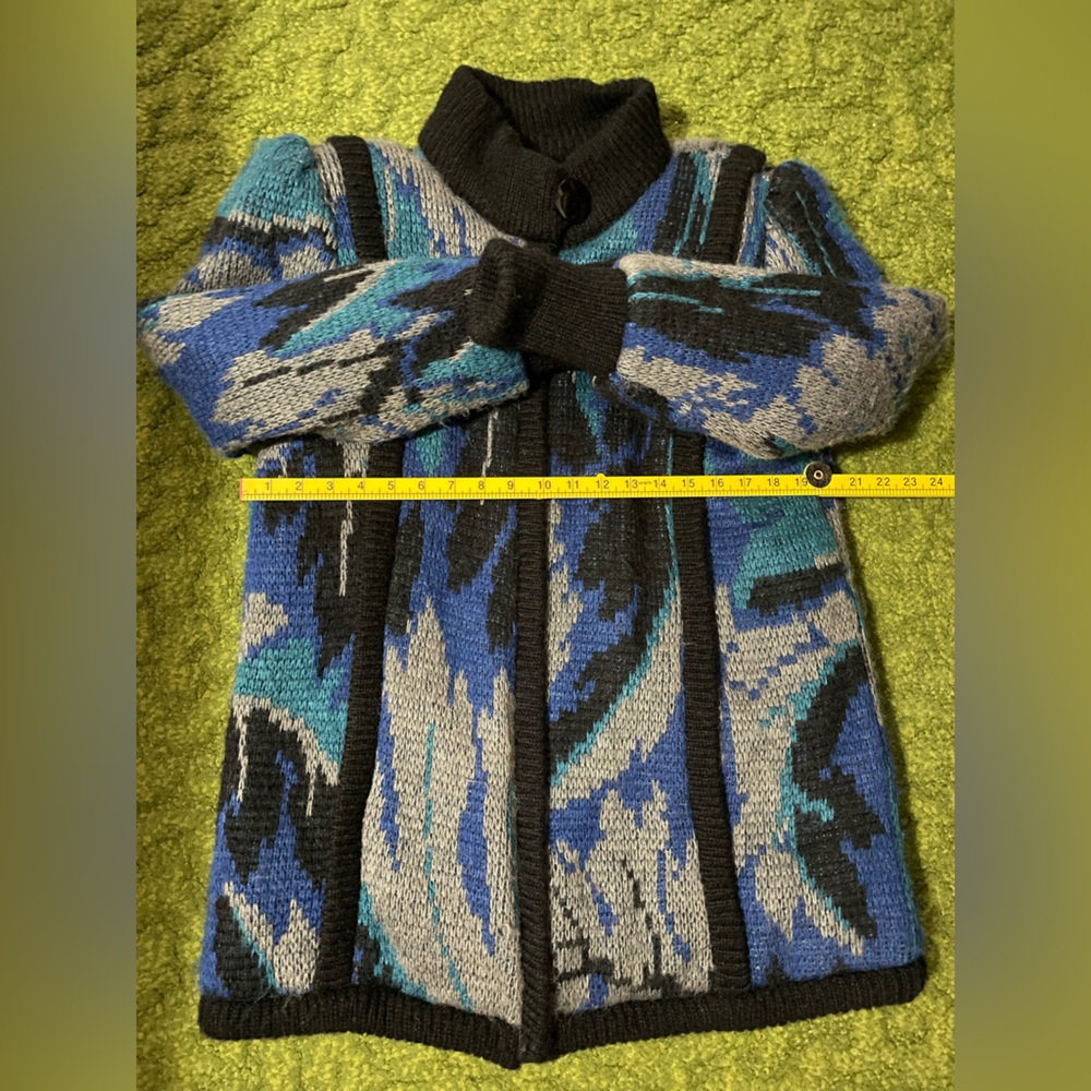 Vintage Allison Smith Knit Sweater Jacket - Picture 13 of 13